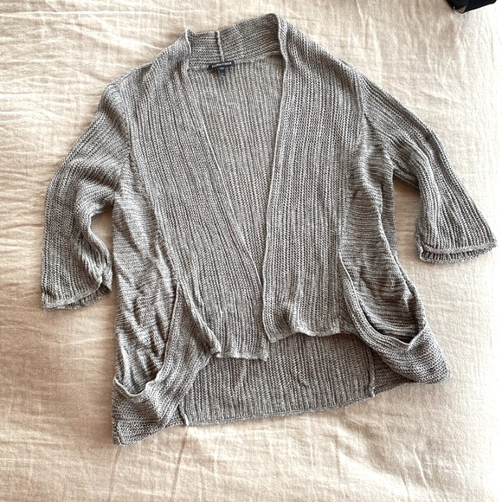 Eileen Fisher Linen and Silk Cardigan